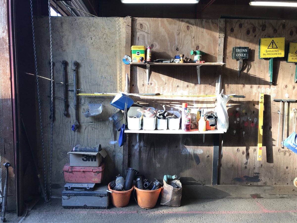 BSGCGreens's tweet photo. Great work this week from the teams. Lots done and finished the week with a shed clean out. #lookafteryourtools #donttouchthemechanicsarea @HertsGCC @CrownGolf https://t.co/dLpH5LfsiN