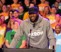 akronschools's tweet photo. A Mission Fit for 'The King'. LeBron James comments on new I Promise School @akronschools @APSathletics1 #akronschools https://t.co/OVOBMWkusN Thanks @MRidenourABJ @ohiodotcom https://t.co/lUZ1uSoP25