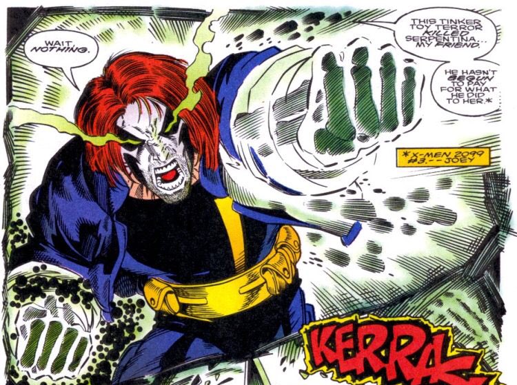 OHIO50501's tweet photo. Today: Skullfire’s origins & abilities! #GetToKnowXMen2099
#xmen #marvel #xmen2099 #2099 #skullfire #DoYouEvenComicBook #mutantsunite #xmenblue #blue https://t.co/PCmhrSDB11