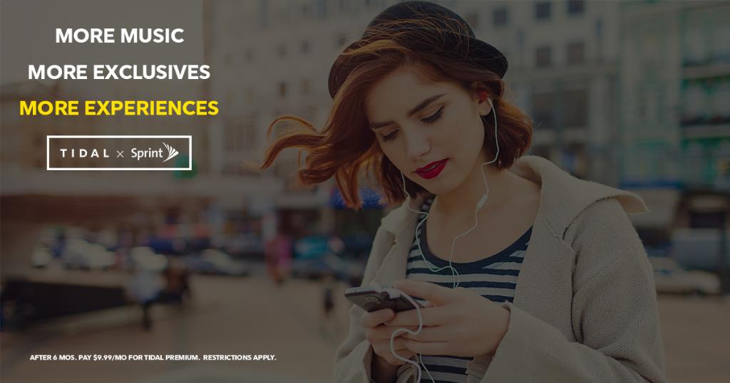 Enjoy 6 months of <a href="/TIDAL/">Tidal</a> HiFi exclusives at your fingertips. On us. #TIDALXSprint