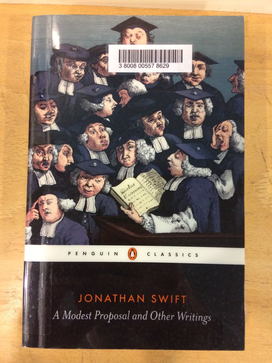 CityUniLibrary's tweet photo. Happy 350th birthday to Jonathan Swift (for yesterday). Hope you had a nice meal to celebrate. We wonβt ask what π #ModestCelebration #otd https://t.co/ufS378p2JT