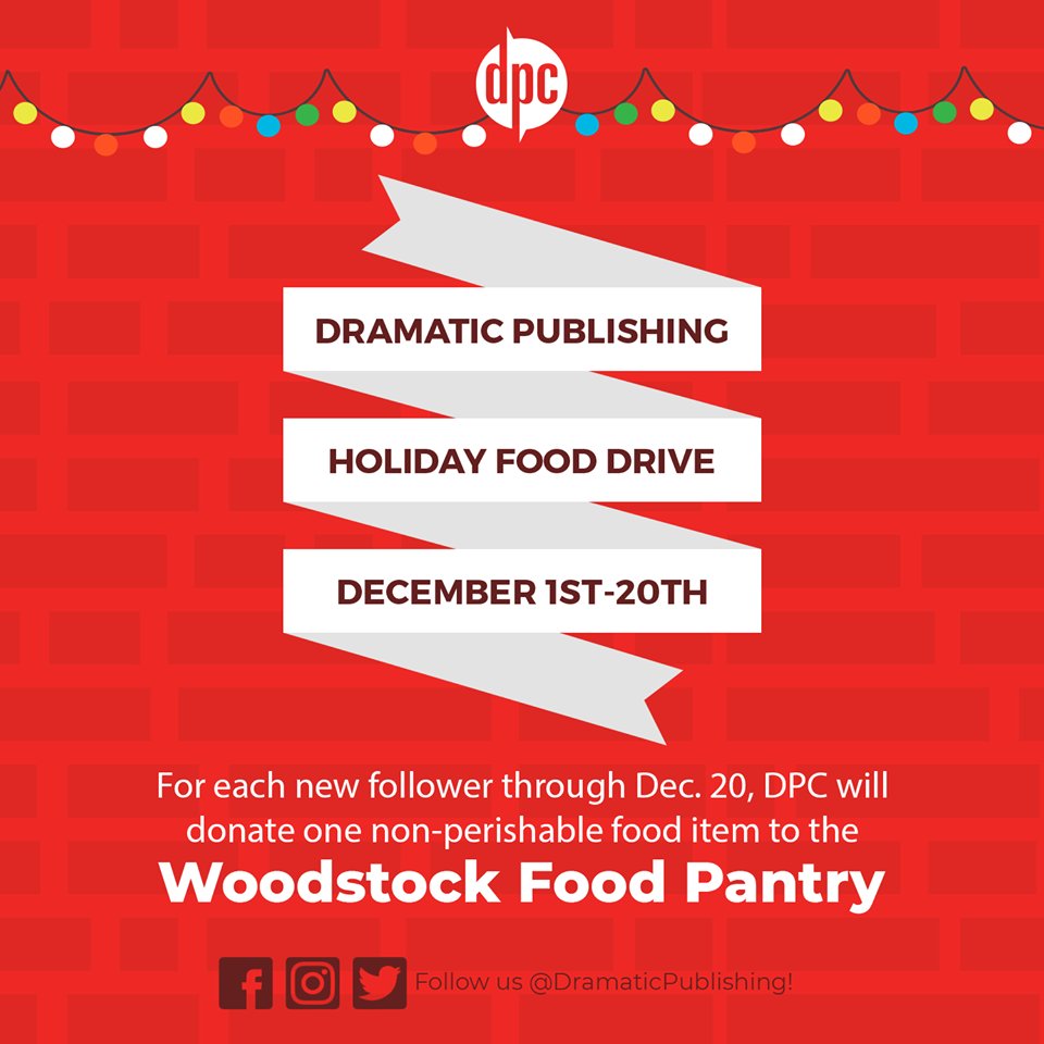 Dramatic Publishing On Twitter 2nd Annual Dpc Holiday Food Drive