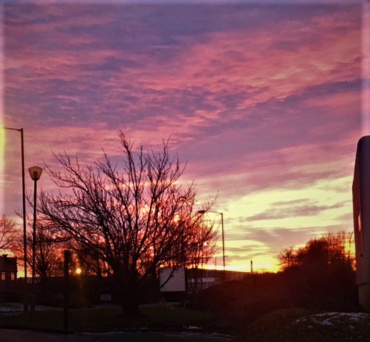 nice way to finish the week after all of the snowfall