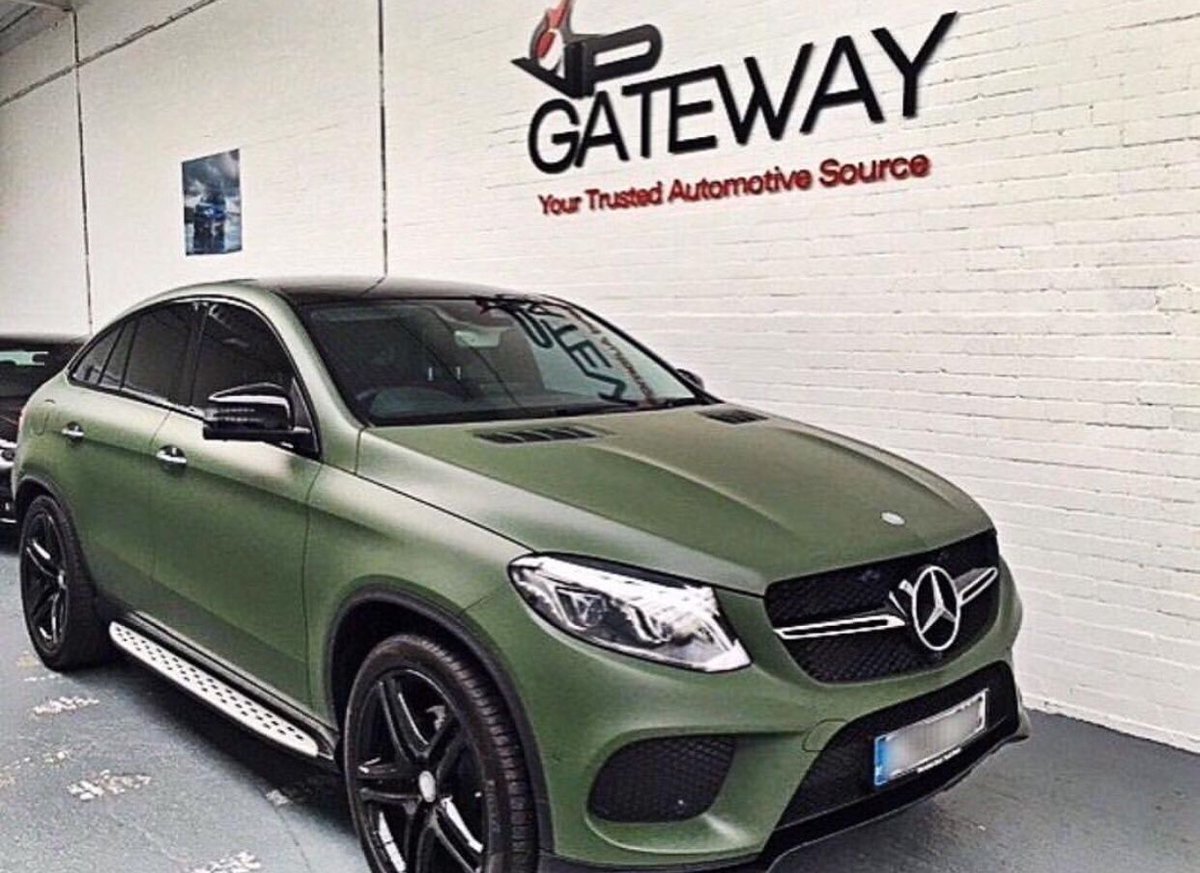 Vipgateway02 On Twitter Mercedes Benz Gle 450 Amg Premium Plus Coupe Wrapped In Matte Green