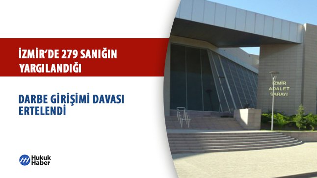 İzmir’de 279 Sanığın Yargılandığı Darbe Girişimi Davası Ertelendi

hukukhaber.com.tr/izmirde-279-sa… 

#hukuk #haber #İzmir