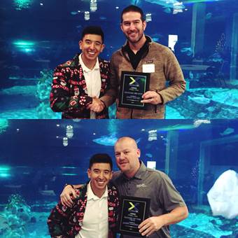 Congrats to Ryan Hayes and Jason McDonald of our Utah team for the big wins (SE MVP and Rookie of the Year) at this years #NTNXPartnerEvent! <a href="/nutanix/">Nutanix Inc.</a>