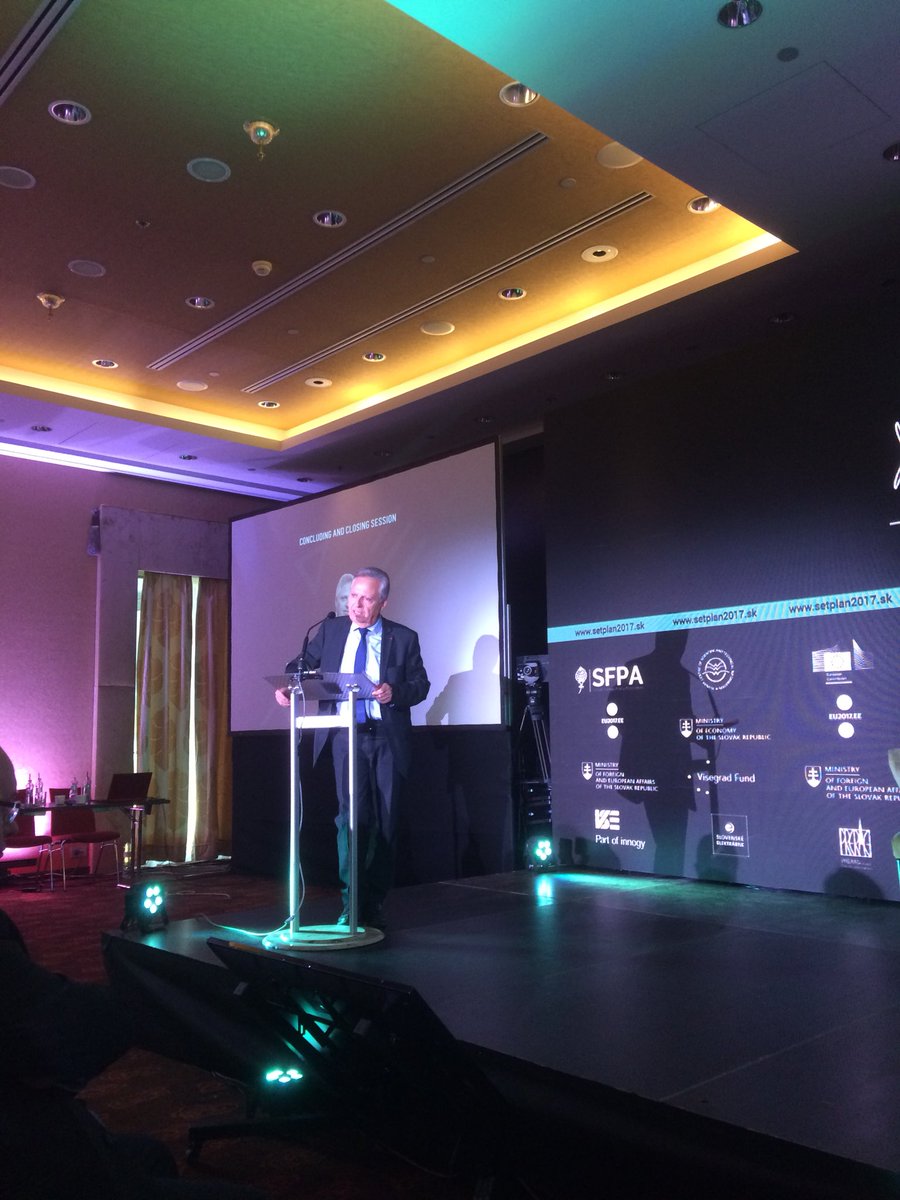 EUSciComm's tweet photo. “SETplan more important than ever” says ristori20 whilst closing #SETplan17 conference. Thanks to the organisers for this successful event!https://t.co/uMgDA2mDyH https://t.co/C1aUyvcdDN