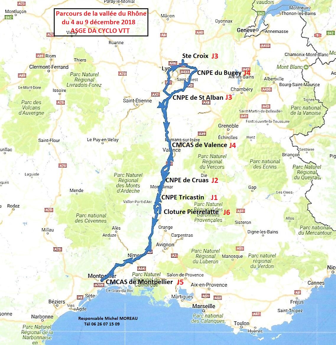 ASGE_DA's tweet photo. Le fil de l’Energie en 6 jours, circuits autour de 3 CNPE, Tricastin, Cruas et ST Alban. 28 cyclo dès lundi 4 décembre, pourquoi pas 2500km!!! https://t.co/Iz03wVVSSf