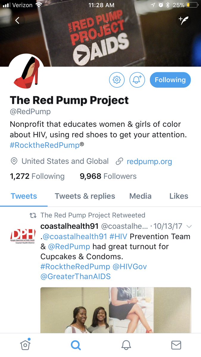 Now_Jenn's tweet photo. Today I am representing for the ladies of the @redpump project! These ladies promote HIV awareness in women &amp; girls of Color using red shoes ❤️❤️! 🛑  Follow their amazing work!! #RocktheRedPump 👠👠👠👠❤️❤️❤️ #Awarenessisalwaysinstyle #RedPumpRocker #WorldAIDSDay https://t.co/uU66MB3cfL