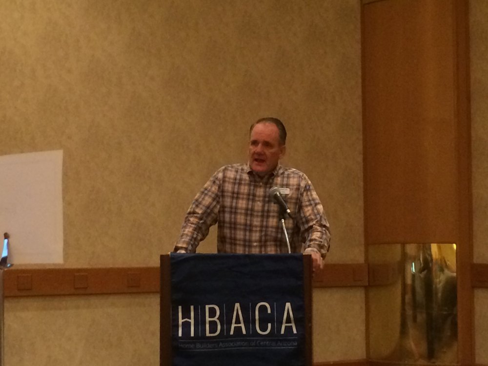 HBACA_AZ's tweet photo. Thank you Alan Jones from @LennarPhoenix and Jeff King from Keystone Homes for taking the time this morning to come speak at the #BuilderBreakfast! Thank you @FairwayIndepM for sponsoring these breakfast this year. https://t.co/Q6VidFhyuw