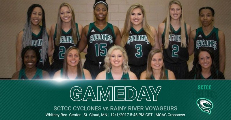 SCTCCAthletics's tweet photo. Cyclones Home Opener tonight vs. Rainy River. 5:45pm Tip at Whitney Center @SctccBball #blowemaway #cloneup https://t.co/wFKzbCACGK