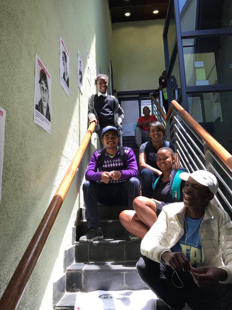 lalelaproject's tweet photo. For #WorldAIDSDay our Hangberg Classes created an educational campaign. They designed posters w/ quotes & facts & then posted them all over: in schools, shops, @bayharbourmkt, taxis, buses, @Snoekies1! #Activism #LifeChangingArt Join our #ClassCampaign at https://t.co/kR1iRPa8j6! https://t.co/xRegMEPao0