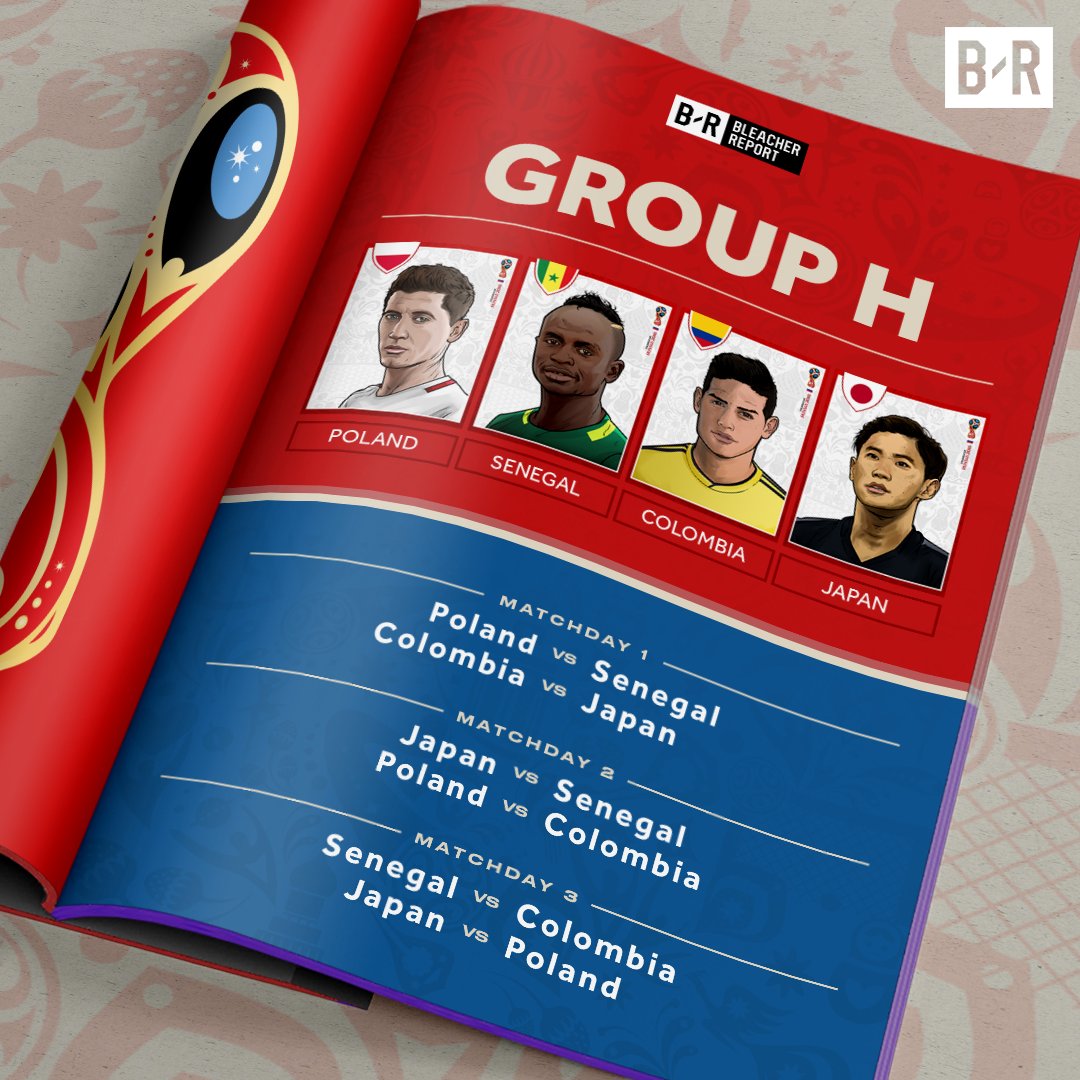 brfootball's tweet photo. Group H—the hipster’s choice 😎🇵🇱🇸🇳🇨🇴🇯🇵 https://t.co/Qlnv2TKRU0