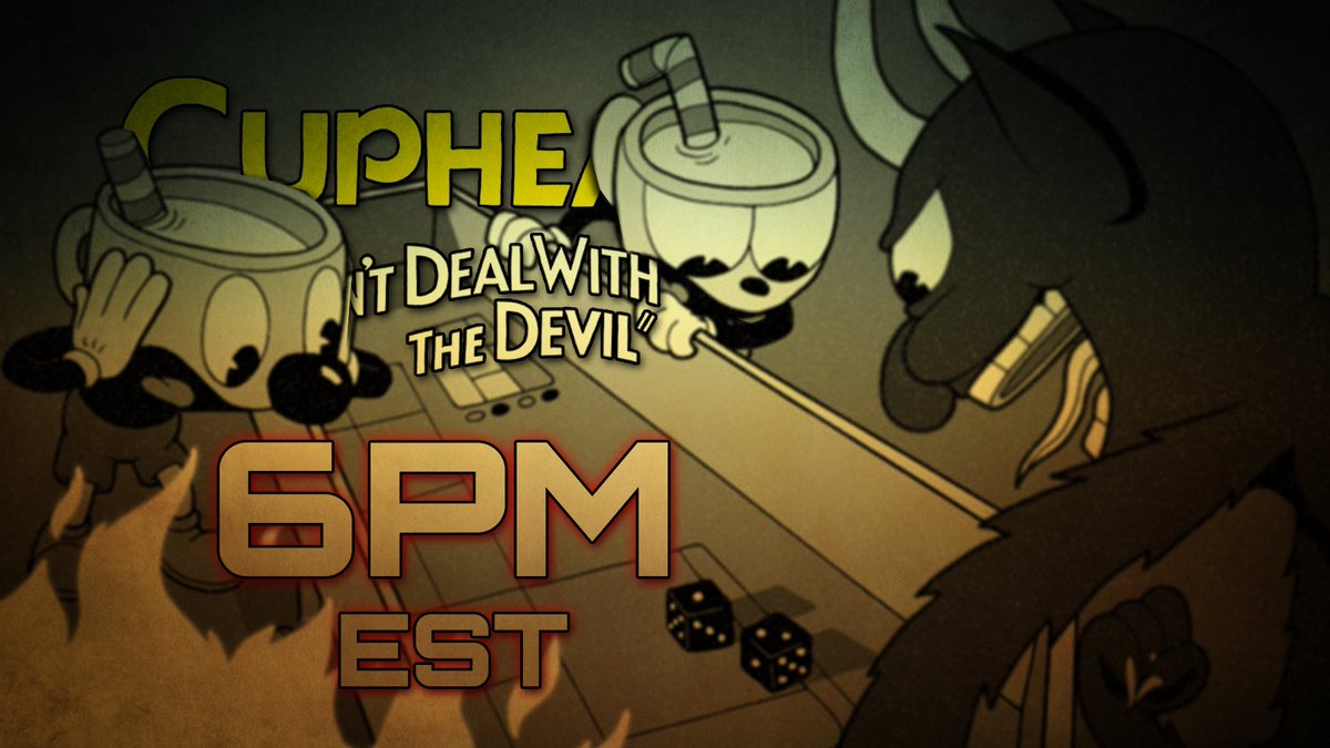 ZachB_XD's tweet photo. Shouldn't dance with the devil.
@DEFMATCH @mackonthebeat
#6pmEST #Cuphead https://t.co/7r5I03tv5J