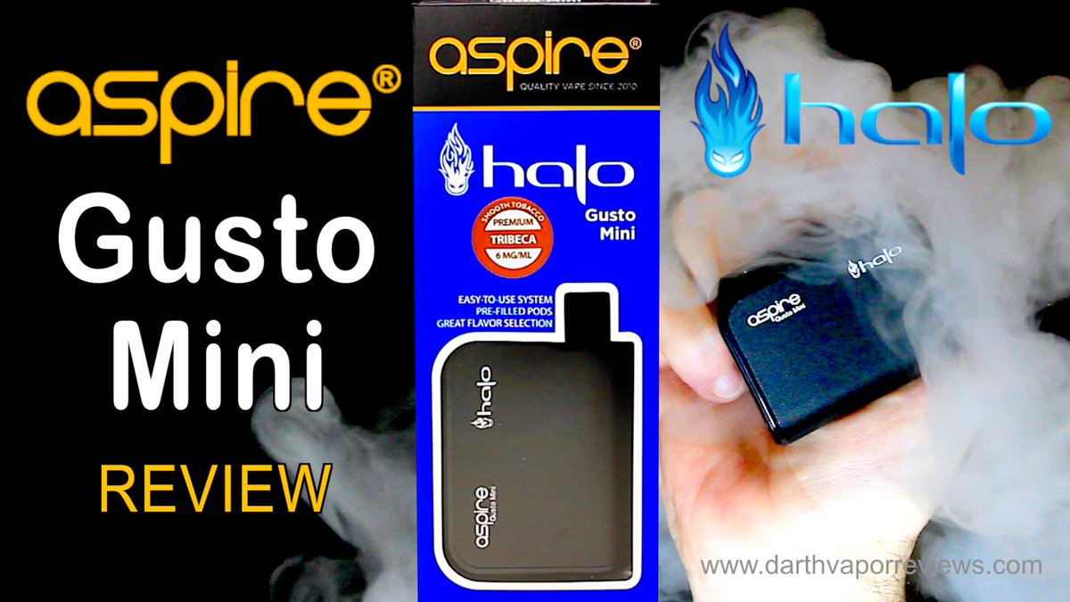 DarthVaporVideo's tweet photo. Halo: Aspire Gusto Mini Starter Kit Review
https://t.co/w3bVeldXT8
#vape #vaping #vapenation #vapelife #vapers #vapecommunity #halo #halocigs #aspire #gustomini #ecig #mod #starterkit #vapekit #newvape https://t.co/0P2NDTJ6Up