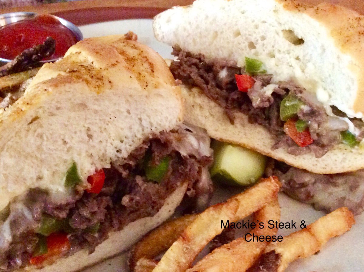 MackiesBarGrill's tweet photo. Don’t miss today’s lunch special @OTsteak Mackie’s Famous Steak &amp; Cheese Sandwich $10 #oldtownalexandria #steakexperts @AlexandriaVA @MeetAlexVA @SocialinAlex https://t.co/FHe8zNmLgN