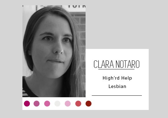 queerialized's tweet photo. Character of the day: Clara Notaro! // @HighrdHelp https://t.co/yQ9lFfUVW9