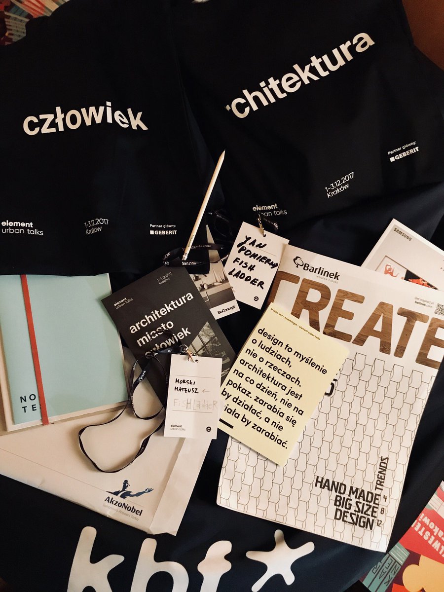 Mateusz Morski and <a href="/jan_pomierny/">Jan Pomierny</a> from our team are attending today Urban <a href="/elementtalks/">Element Talks</a> conference in Krakow to discuss projects at intersection of architecture, urbanism and human-centered design.