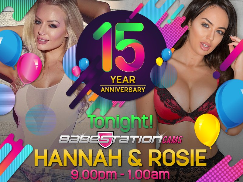 Who: @hannahclaydon13 &amp; @RosieLee_bs 😍 

What: Babestation Birthday Party! 👿 

When: Tonight from 9pm - 1am! ⏰ 

Where: https://t.co/zY3zBvu00y 📱 https://t.co/T1Bnf1PxsG