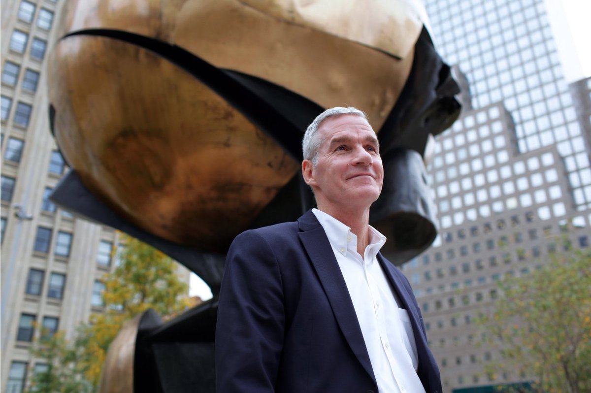 thechsgroup's tweet photo. "Battered and Scarred, ‘Sphere’ Returns to 9/11 Site"  We look forward to seeing it in Liberty Park and a pat on the back to Mr. Burke! Read the article: https://t.co/RyEQiAz574 https://t.co/NUWltecdol