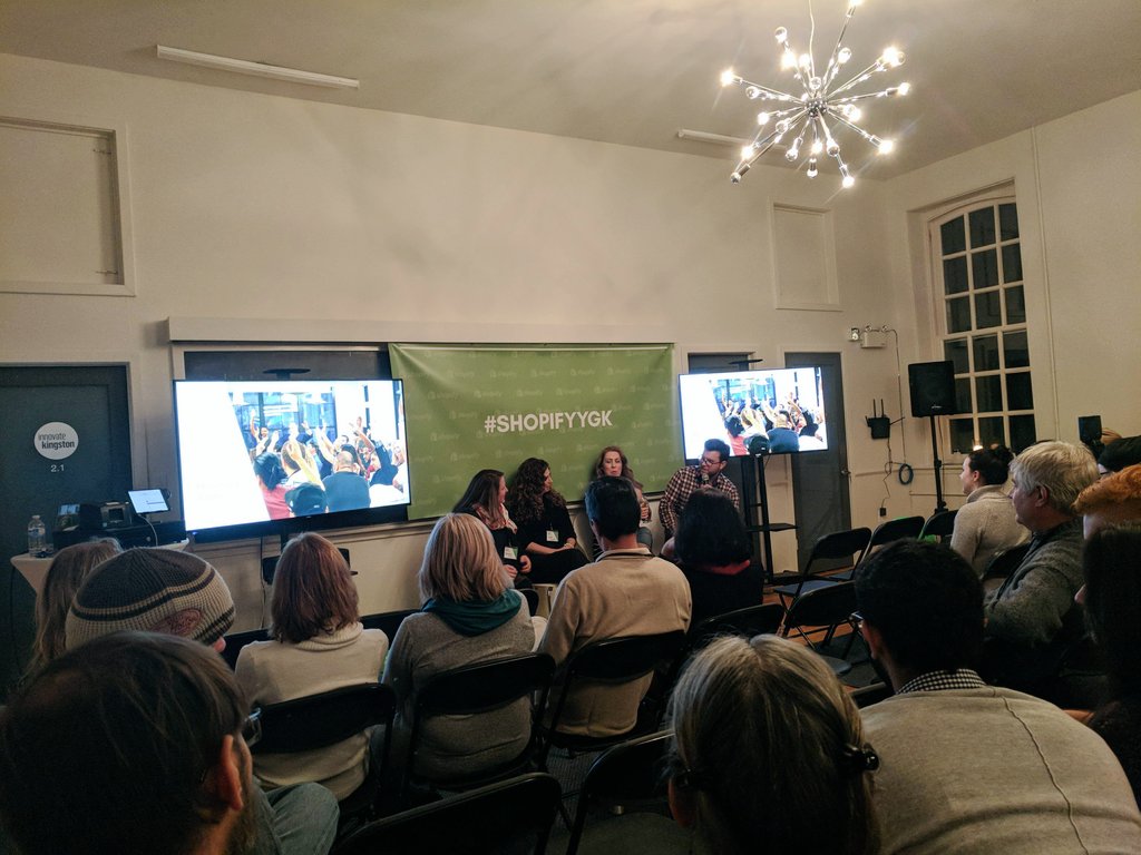 daisybarrette's tweet photo. 🌟 so glad I checked out #ShopifyYGK at @innovateygk  last night! Thanks @BentoSMB for organizing the event 💪 #ygk #Shopify #queensu #sudolabs https://t.co/kc4BfqwkEj