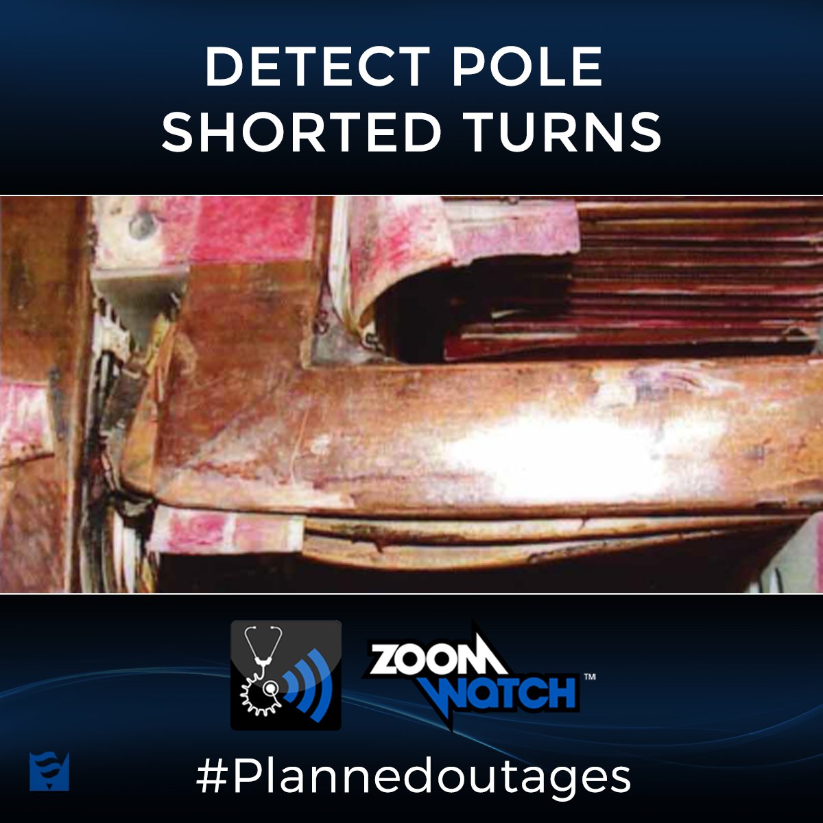 VibroSystM's tweet photo. Shorted poles on your generator? How do you #preventoutages? With ZOOMWatch by @VibroSystM. Find out more at https://t.co/3OsF2hgSdt https://t.co/5TqDZURdfg