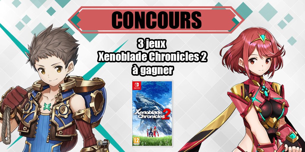 Leclerc_JV's tweet photo. #Concours #New #XenobladeChronicles2 Follow + RT du 01/12 au 04/12 pour tenter de gagner 3 jeux ! https://t.co/CBg7c17kjy https://t.co/WgzgfXiBxl