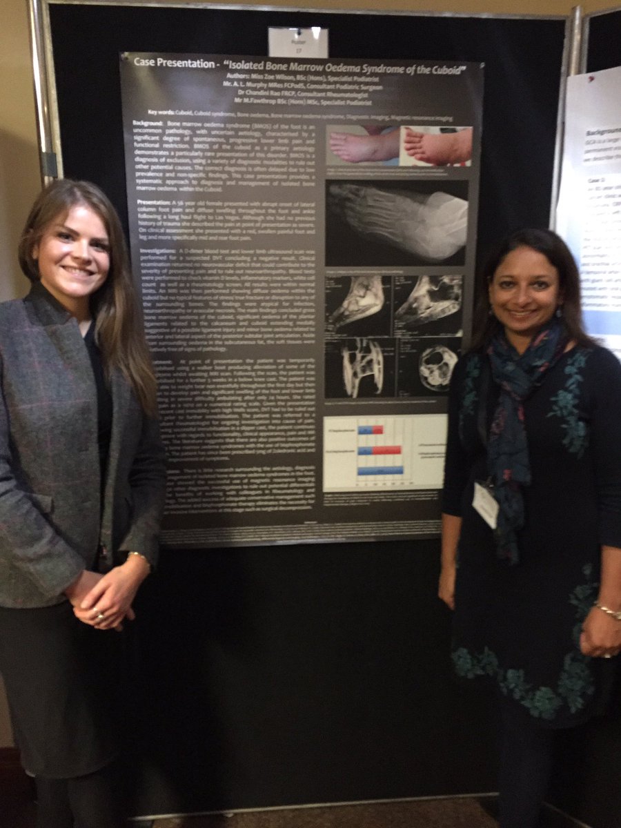 chandini_rao's tweet image. Poster presentation at North West Rheumatology Club with podiatry colleagues #multidisciplinary working @BlackpoolHosp @SurgeryFoot