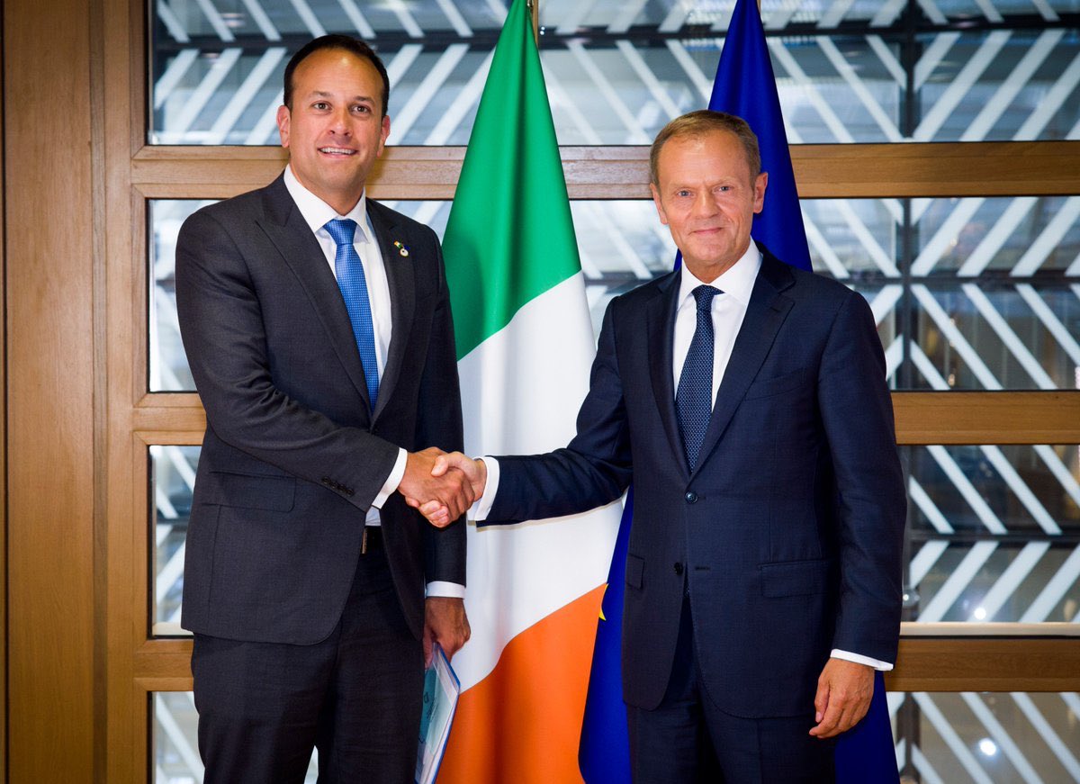 guyverhofstadt's tweet image. “Ireland decides”.  Well said, @donaldtusk! Proud of ‘our’ Donald. EU must fully unite behind Ireland. #IamIrish 🇮🇪 🇪🇺