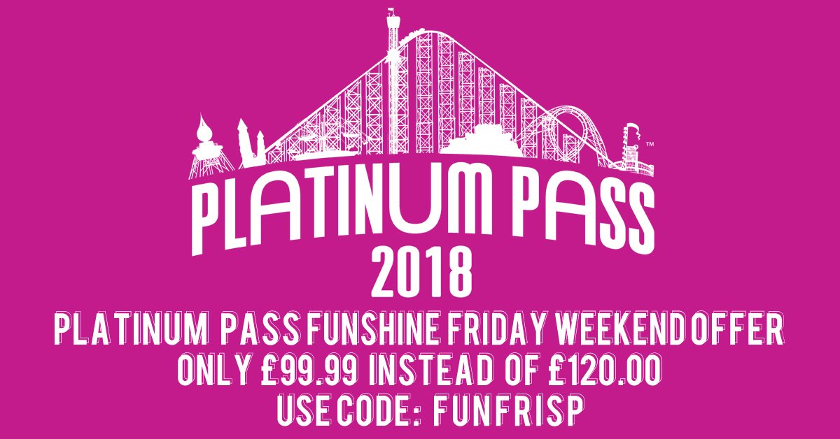 Pleasure_Beach's tweet photo. Give the gift of a @Pleasure_Beach season pass for only £99.99 with our #FUNSHINEFRIDAY offer➡️
https://t.co/YENdk2ak8v
Or get your 241 @HotIceShow
tickets for next years show 'Mesmerise'➡️https://t.co/9TKd4WH5vM - Both offers valid until 11.59pm on 03/12/17 https://t.co/3drCwHXqYx