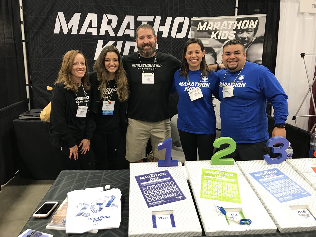 EricaGordon1's tweet photo. Some of our awesome @MarathonKids Ambassadors!  #rockstars #werun #TexAHPERD17 https://t.co/u2ZhoadOqU