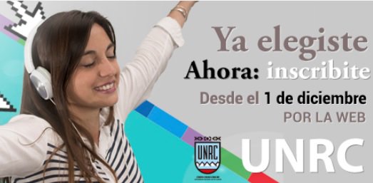 RadioUNRC's tweet photo. Inscripciones para ingresantes a la #UNRC
https://t.co/6J0Rx5fOhl https://t.co/32vkr3qr3s