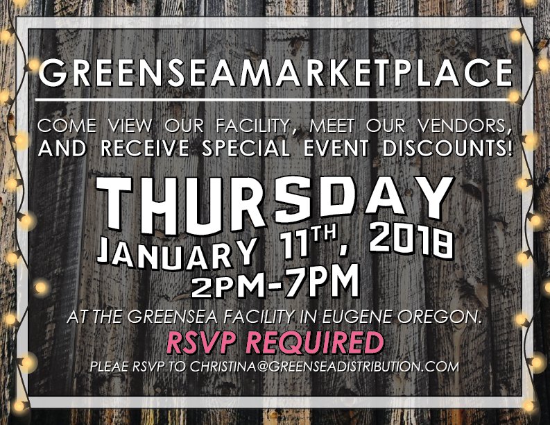 Who's ready to join us at our next open marketplace? Anyone that works at an Oregon-based dispensary is more than welcome to join.