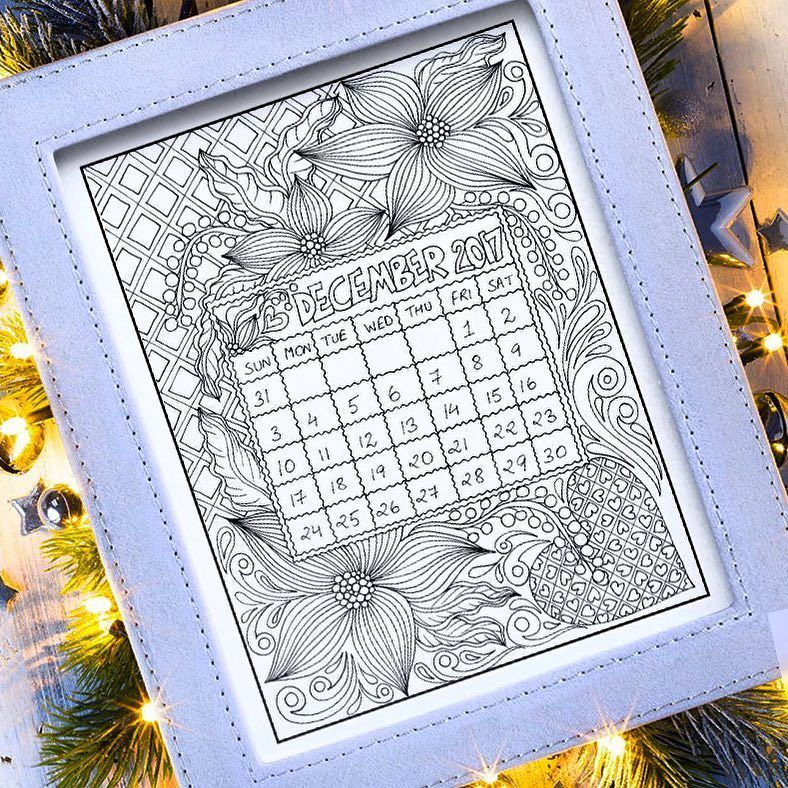 surabhikuthiala's tweet photo. Cant believe its already December....💝💝this coloring page is available at my etsy store😊 .
.
.
.
.
.
#intrikateink #doodle #zentangle #mandala #coloringforgrownups #coloringforadults #calender2017 #calendar #planner #planneraddict #coloringplanner #c… https://t.co/RmwPcWstIb https://t.co/aTzDGB62na