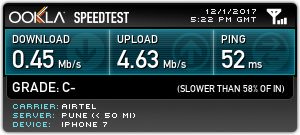 p3nm9i's tweet image. 155+ GB Data bal. (due to Data carry-forward allowance).

Mostly under 4 Mbps download speed (currently 0.45 Mbps) on 4G even under open sky.

This in supposed #TechCapital of India, #Bangalore. Why call it 4G?

Not sure anyone’s better than @Airtel_Presence @airtelindia