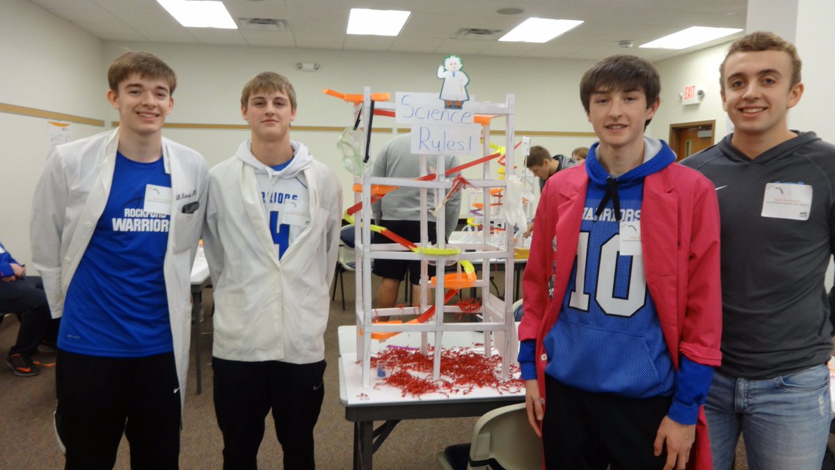 MrsEllingsonDCG's tweet photo. Congrats to RRMR Team A for taking home the Most Creative Award at the first annual @CentralRivers AEA Paper Roller Coaster Contest on Wednesday.  #rrmreverykid_everyday https://t.co/0JGGIpTaXJ