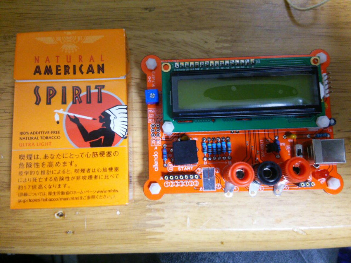 AZO234's tweet photo. AVRใใฉใณใธในใฟใในใฟใผใๅฎๆใ
#TransistorTester #aitendo https://t.co/nHhdte9KFr