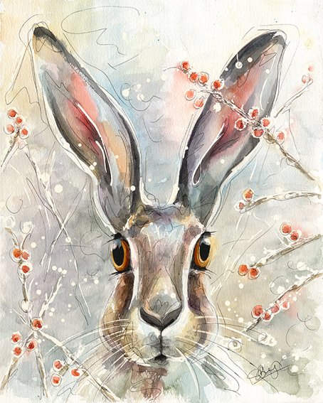 To celebrate our first Christmas Market at Knutsford this weekend we've decided to raffle a Christmas Hare print worth £65! Entry details are over on our facebook page: facebook.com/SusanLeighArti… #raffle #win <a href="/KnutsfordXmas/">Knutsford Christmas Market</a>