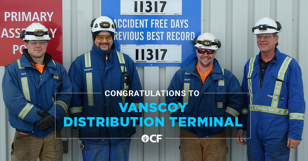 CF Industries on Twitter "Congratulations to our Vanscoy SK Terminal