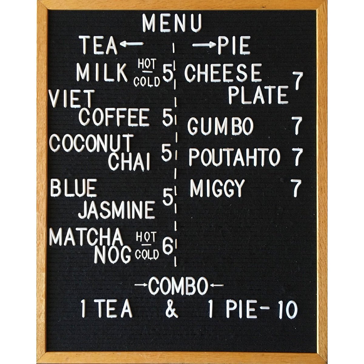 Menu's all set for our pop-up this weekend with @awkpiedc!