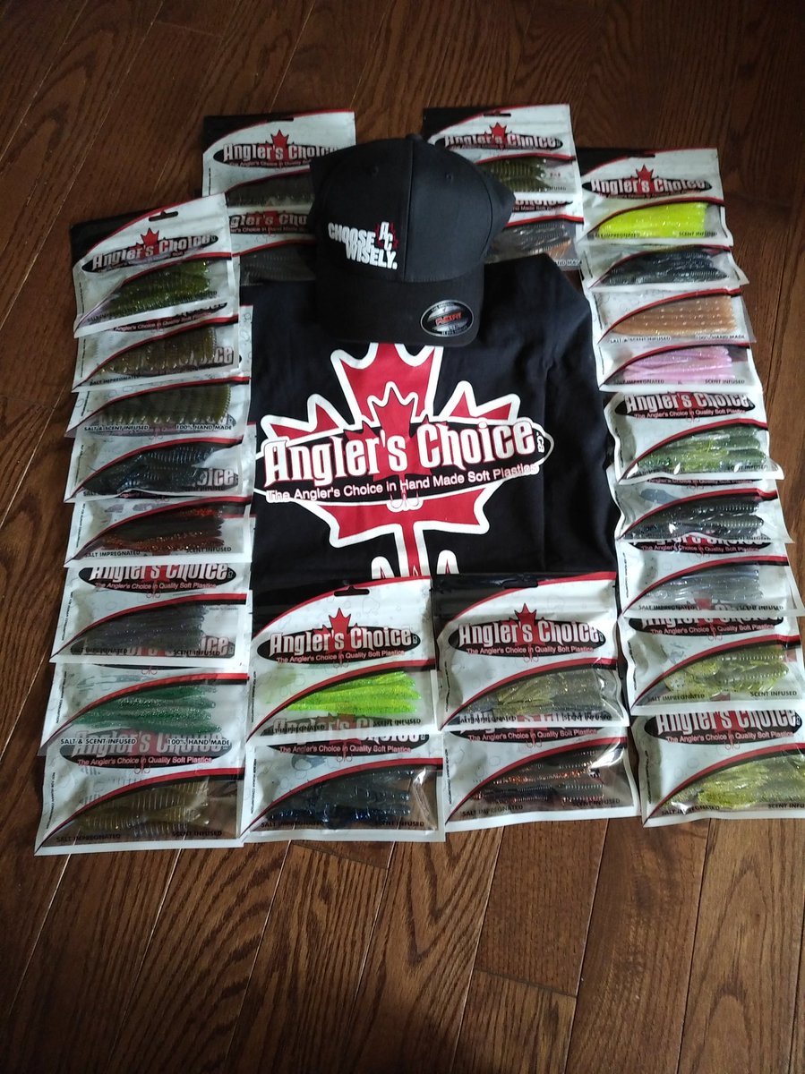 CANUCK BASSIN (@canuckbassin) on Twitter photo #CBSalvationArmyGearGiveaway is growing! Here's a sneak peek at some of the items in the bundle from <a href="/KamookiLures/">Kamooki Lures</a> <a href="/chewcoffeedip/">Cowboys Coffee Chew</a> @GloProLures and <a href="/Anglers_Choice/">Angler's Choice</a> #CBSalvationArmyGearGiveaway is growing! Here's a sneak peek at some of the items in the bundle from <a href="/KamookiLures/">Kamooki Lures</a> <a href="/chewcoffeedip/">Cowboys Coffee Chew</a> @GloProLures and <a href="/Anglers_Choice/">Angler's Choice</a>