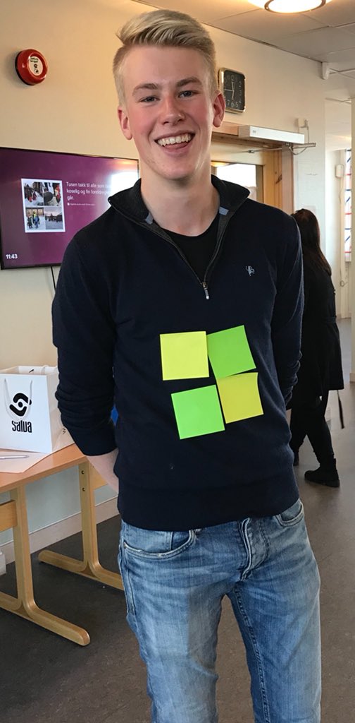 HeleneEidem's tweet photo. @shfagge Det vil jeg kalle #løsningsorientert #absolutt #vigutvikling https://t.co/1CyTSPQ3uX