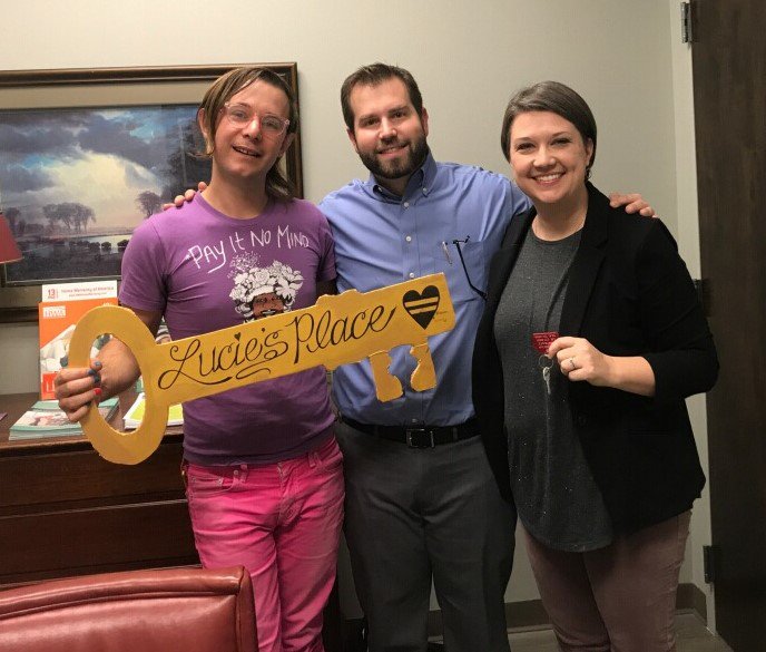 LuciesPlaceAR's tweet photo. As of this morning, Lucie's Place owns a second home! This was only possible because of our amazing community... thank you!!! Take a look at our Amazon wishlist, can you help make our house a home?  https://t.co/1DMFlmo5wb https://t.co/k2KQSVVx8X