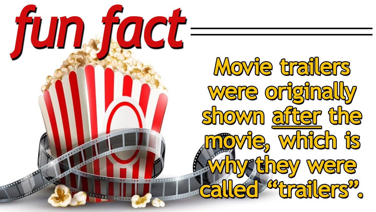 SaveCoinBisMan's tweet photo. Do you know why they are called movie trailers? #funfactfriday #funfacts #moviefacts #foryourknowledge #testyourfriends https://t.co/0G5nQExR1i