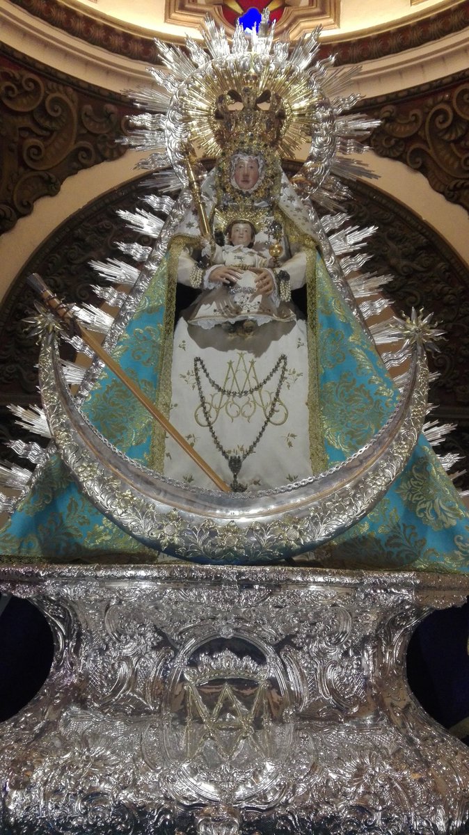 pepingonzales's tweet photo. La virgen del valle de Écija 
Vestida para la inmaculada https://t.co/rOnrI3NXJh