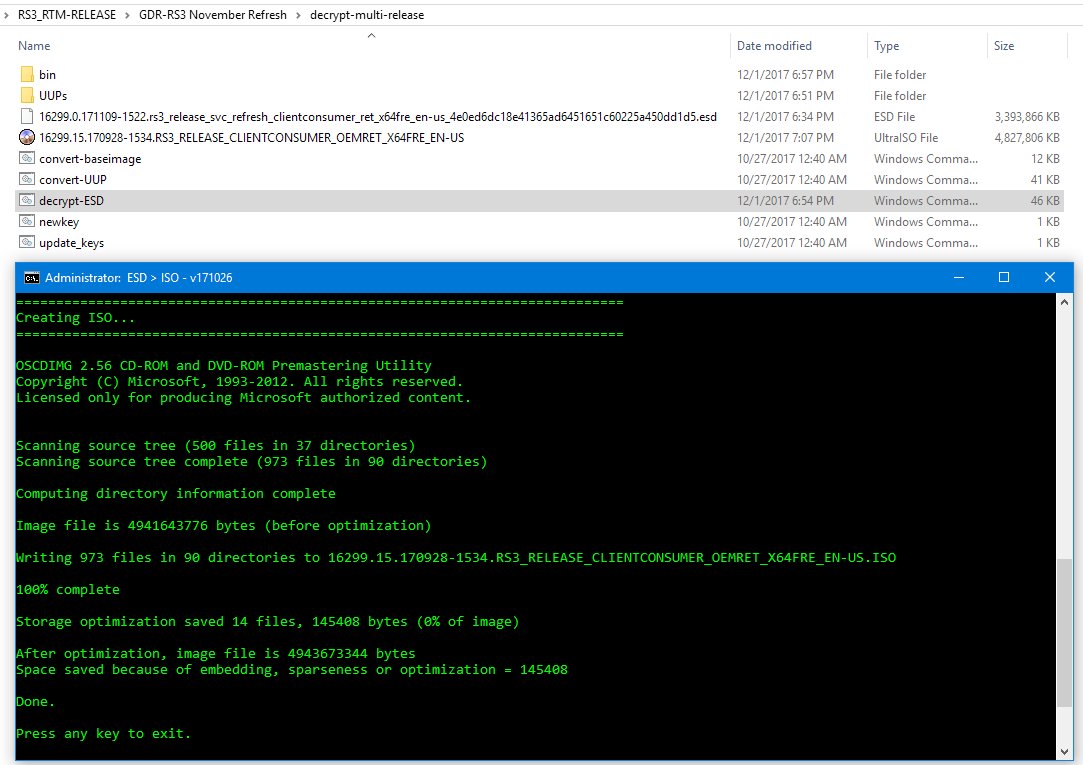 wzorINFO's tweet photo. 📢Windows 10, Ver 1709, Refresh Nov 2017, #Redstone_3 aka #FallCreatorsUpdate or #FCU
🚩#FCU build 16299.15.rs3_release.170928-1534 + #CumulativeUpdate #KB4048955 = Refresh RTM-GDR build 16299.64
📌ALL Languages ESD-> https://t.co/RbYVz5bTa9
📌ESD decrypt: https://t.co/Ys4DIjOeZb https://t.co/iBHeZiyKJv
