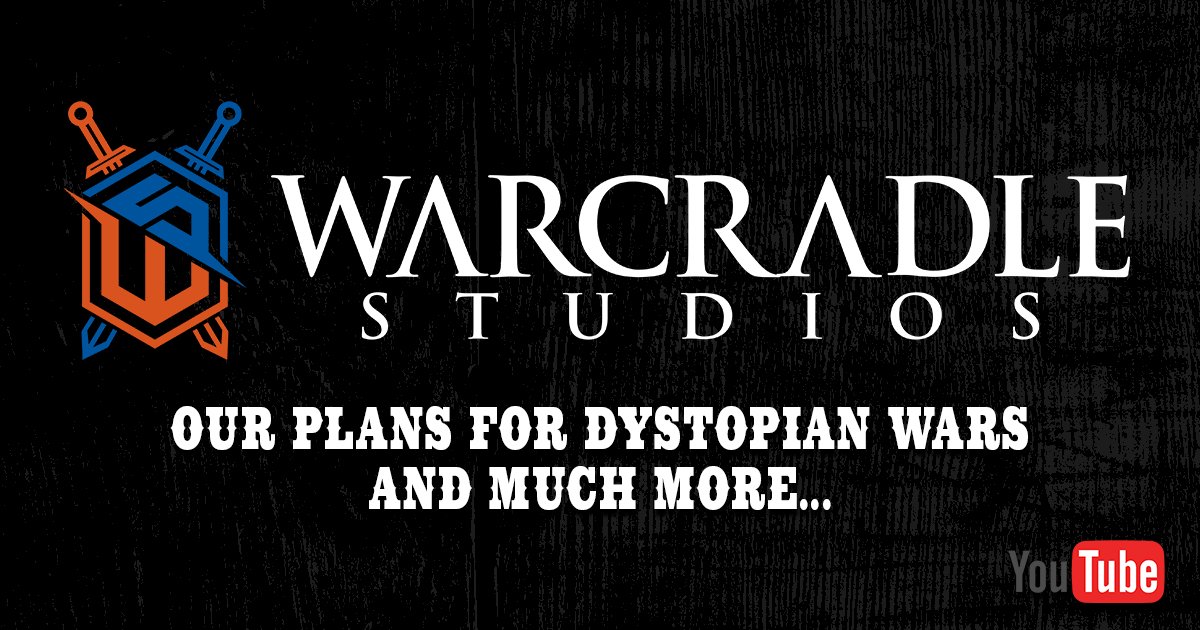 warcradlestudio's tweet photo. Lee and Stuart from Warcradle Studios have some exciting news! 

Check out our latest video to hear all about our new setting: The Dystopian Age.

https://t.co/qtOw0ZIuKt https://t.co/jqCkTAVmTv