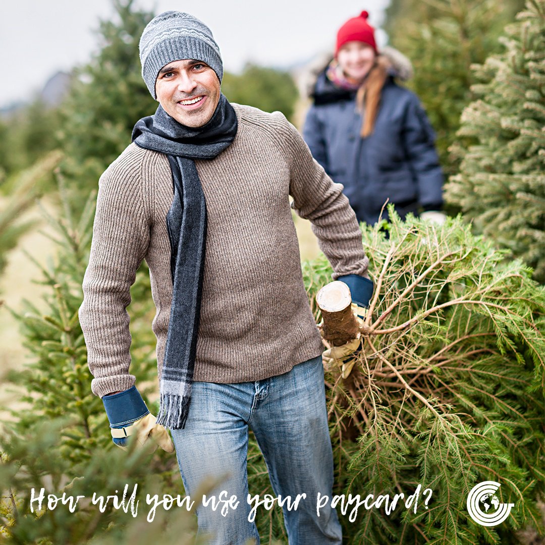 WiselybyADP's tweet photo. Going Christmas tree shopping this holiday season? Use your Global Cash Card to buy the prefect one. #LetsGoGCC #ChristmasTree #FridayFunday https://t.co/s3pwJax90U