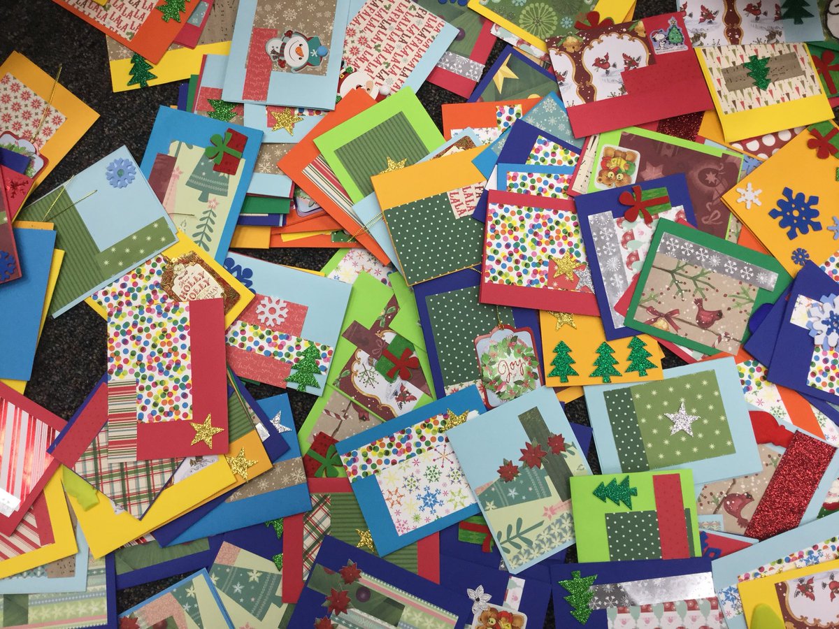 Cards made by students at S. Success Program.#ssdchat #Santeesd