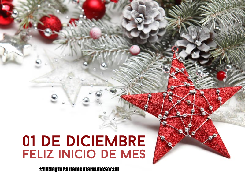 #1Dic Mes de amor , de paz y prosperidad. 
#ElCleyEsParlamentarismoSocial <a href="/henryslor/">Henrys mogollon</a>